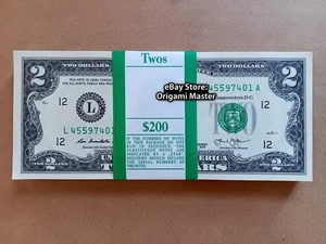 Ein (1) neuer Zwei Dollar Schein 2013 Stempelglanz 2 $ San Francisco Geldschein - Bild 1 von 2