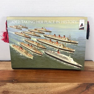 Cunard QE2:Taking Her Place In History 2008 Farewell Celebration Menu Collection - Picture 1 of 24