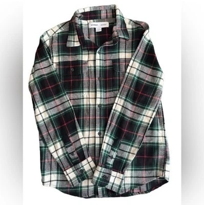 NWOT Old Navy Long Sleeve Button Up Flannel - Size Large - Boys Size 10/12 - Image 1 of 2