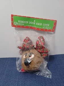 Vtg Reindeer Door Knob Cover House Of Lloyd - Christmas Around The World New - Picture 1 of 3