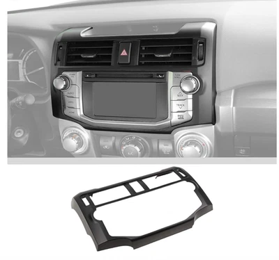 Center Dash Panel Cover Trim Matte Black ABS for 2010-2019 Toyota 4Runner Foto 1 de 4