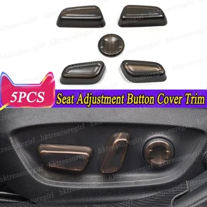 Peach Wood Grain Seat Adjustment Button Cover Trim For Toyota Highlander 2020-24 - Picture 1 of 8