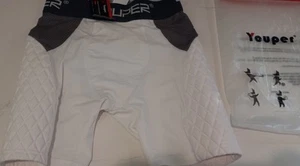 Adult Elite Compression Padded Sliding Shorts for Baseball, Size S - Picture 1 of 6