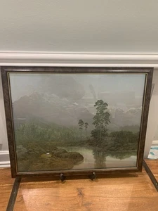 Silent Majesty sign By Gerald Coulson Rare Framed Foil Art Print 1996 - Picture 1 of 5