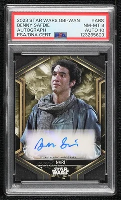 2023 Topps Star Wars Obi-Wan Kenobi Benny Safdie as Nari #A-BS PSA 8 Auto i1f - Image 1 of 3