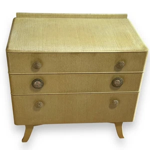Small Vintage Retro 1950's Painted 3 drawer Chest of Drawers - Picture 1 of 10