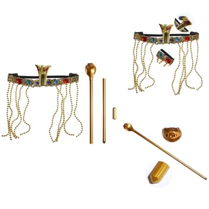 Cetro de serpiente de plástico para mujer accesorio ligero para el cabello festival retro de moda - Imagen 1 de 35