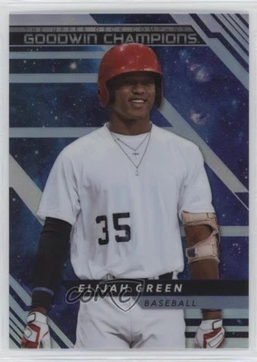 2022 Upper Deck Goodwin Champions Platinum High Series Cosmic /199 Elijah Green - Image 1 of 2