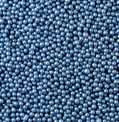Indigo Edible Glimmer Pearls 3mm Cake Decorating Sprinkles - Image 1 of 2
