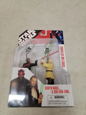 Star Wars Series One Keychains Darth Vader and Boba Fett figures Episode IV V VI - Image 1 of 3
