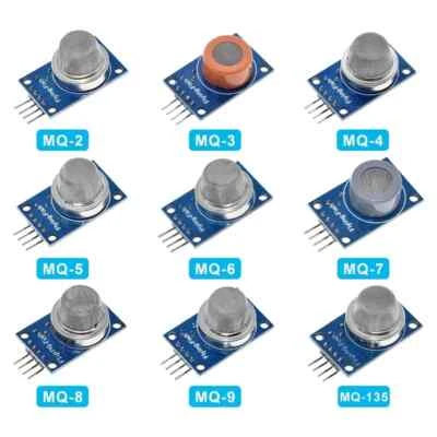 DIY MQ-2-3-5 Detection Smoke methane liquefied Gas Sensor Module For Arduino - Image 1 of 4