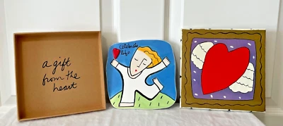 Silvestri Sandra Magsamen "Celebrate Life" Colgante Pared Azulejo Placa Nuevo en Caja Foto 1 de 4