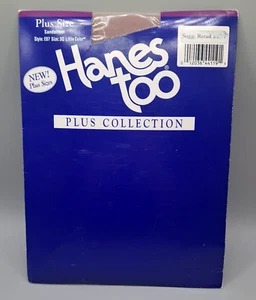 Hanes Too Sheer Pantyhose Sandal Foot Style E07 Size 3Q Little Color - Picture 1 of 5