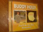 BUDDY HOLLY: 2 great albums on one CD "That'll Be The Day" & "Reminiscing" v.g.c