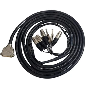 13.5 Ft Mogami 2932 7 Channel DB25 To 4X Neutrik XLR / 2x TRS Cable - Picture 1 of 4