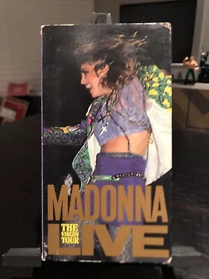 Madonna Live The Virgin Tour (VHS 1985) Warner Music Video Live Concert RARE HTF - Image 1 of 4