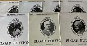 THE ELGAR EDITION VOLS I-VII 7-LP's PEARL (1970) EX-NM- REC 1914-24 HISTORICAL - Picture 1 of 19