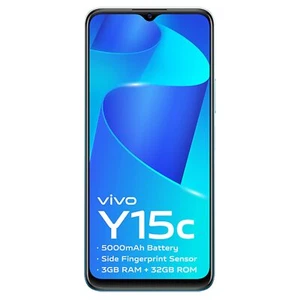 Vivo Y15C Factory Unlocked Dual SIM-3GB+32GB-Android 12-GLOBAL - Picture 1 of 6