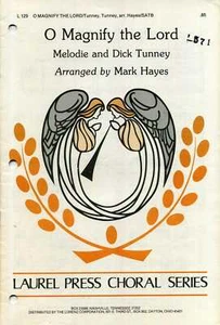 O Magnify the Lord SATB Sheet Music with Piano Accompaniment and Guitar Chords - Picture 1 of 1