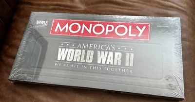 Monopoly World War II 2 Hasbro Board Game We're All In This Together New - Image 1 of 4