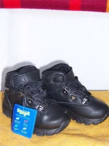Hiking Boots SHOES Waterproof BOYS Toddler BLACK Casual STEPS Lil Mike New NWT - Picture 1 of 4