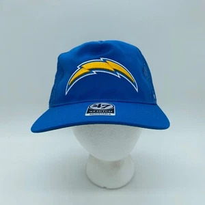 '47 Brand Hitch Los Angeles Chargers NFL Snapback Hat Cap Solid Blue Adjustable - Picture 1 of 6