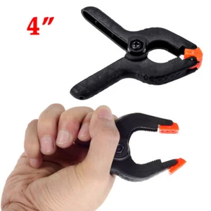 New Heavy Duty Plastic Nylon Spring Clamp Clip Tips Jaw Opening Tools 2pcs/set - Picture 1 of 7