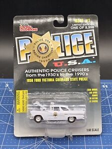 Racing Champions Police USA 1956 Ford Victoria Colorado State Police Issue #1