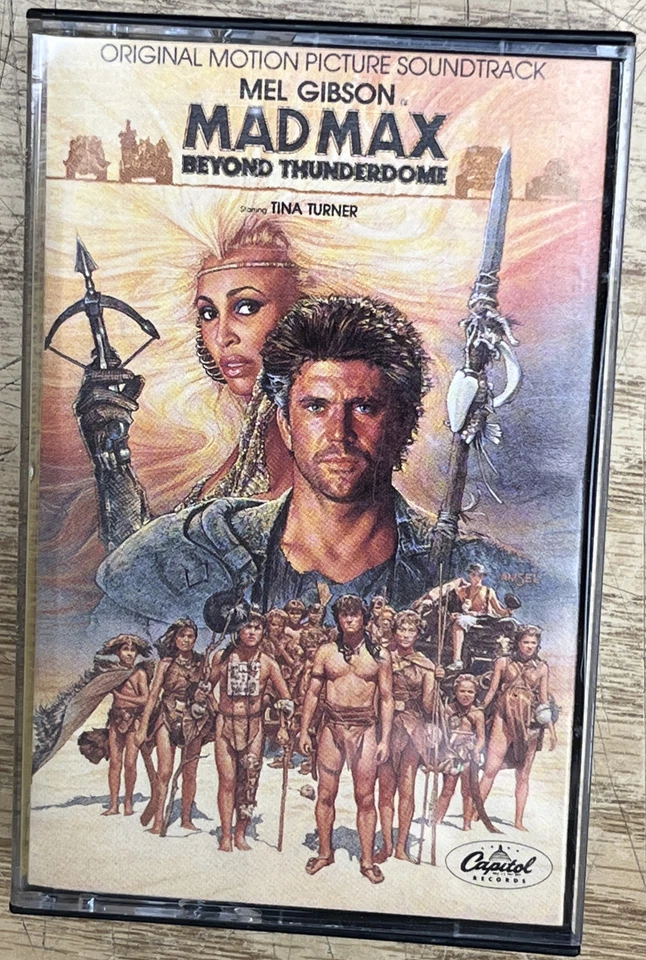 Mad Max Beyond Thunderdome Soundtrack Cassette Tape (1985) Tina Turner - Photo 1/1