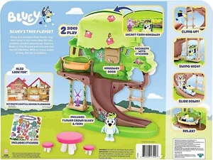 Bluey Tree Playset Segreto Nascondiglio Fiore Corona Figure Fatate NUOVA SPEDIZIONE ACCELERATA - Foto 1 di 1