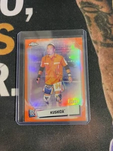 2021 Topps Chrome WWE Kushida Orange Refractor /25 - Picture 1 of 2
