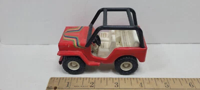 Jeep Buddy L rojo negro 4x4 acero prensado raro de colección Foto 1 de 4