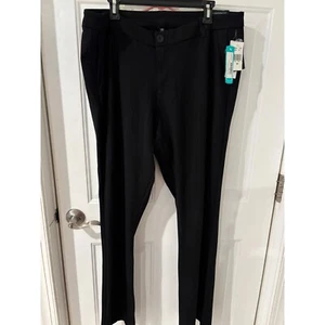 Kut From The Kloth Comfort Stretch Dress Pants Black Career Size 18W - Picture 1 of 6