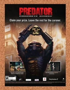 2004 Predator Concrete Jungle PS2 Original Advertisement / Retro Wall Art v1 - Picture 1 of 2