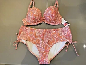 Bikini Size 16/34D Cup Peach Mix Very Pretty Brand New - Picture 1 of 6