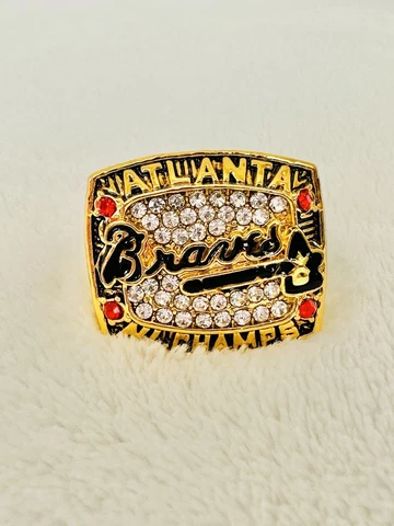 1996 Atlanta Braves NL Champs Champion Ring, USA 🇺🇸 SHIP Cover
