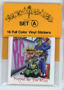 Punk Rock Kinder Sticker 1997 Komplettsatz Wacky Packages Garbage Pail Kids Strephon - Bild 1 von 1