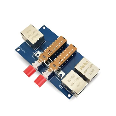 2 Port 100Mbps Network Switcher RJ45 Internal/External Network Switcher Splitter - Image 1 of 4