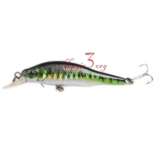 Esca per esche dure da pesca 3,3'' gancio per acuti jerk bass trota muschiata minnow - Foto 1 di 4