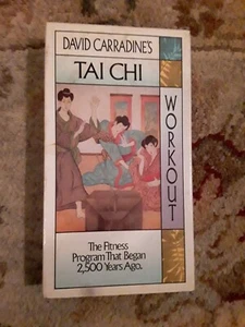 David Carradine's Tai Chi Workout VHS Videotape (1990) Original Version, Kung Fu - Picture 1 of 2