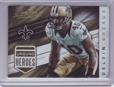2016 Absolute Unsung Heroes Retail #4 Delvin Breaux - Flat S/H