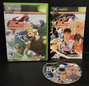 Capcom Fighting Evolution (Microsoft Xbox) con estuche e instrucciones - Imagen 1 de 8