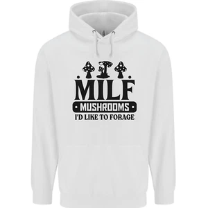 MILF Mushrooms I Like To Forage Childrens Kids Hoodie - Picture 1 of 63