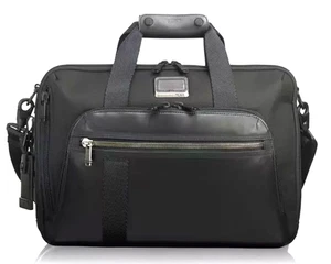 Tumi Alpha Bravo Mountain 3 Way Briefcase Backpack Laptop Bag Nylon Leather $550 - Picture 1 of 21