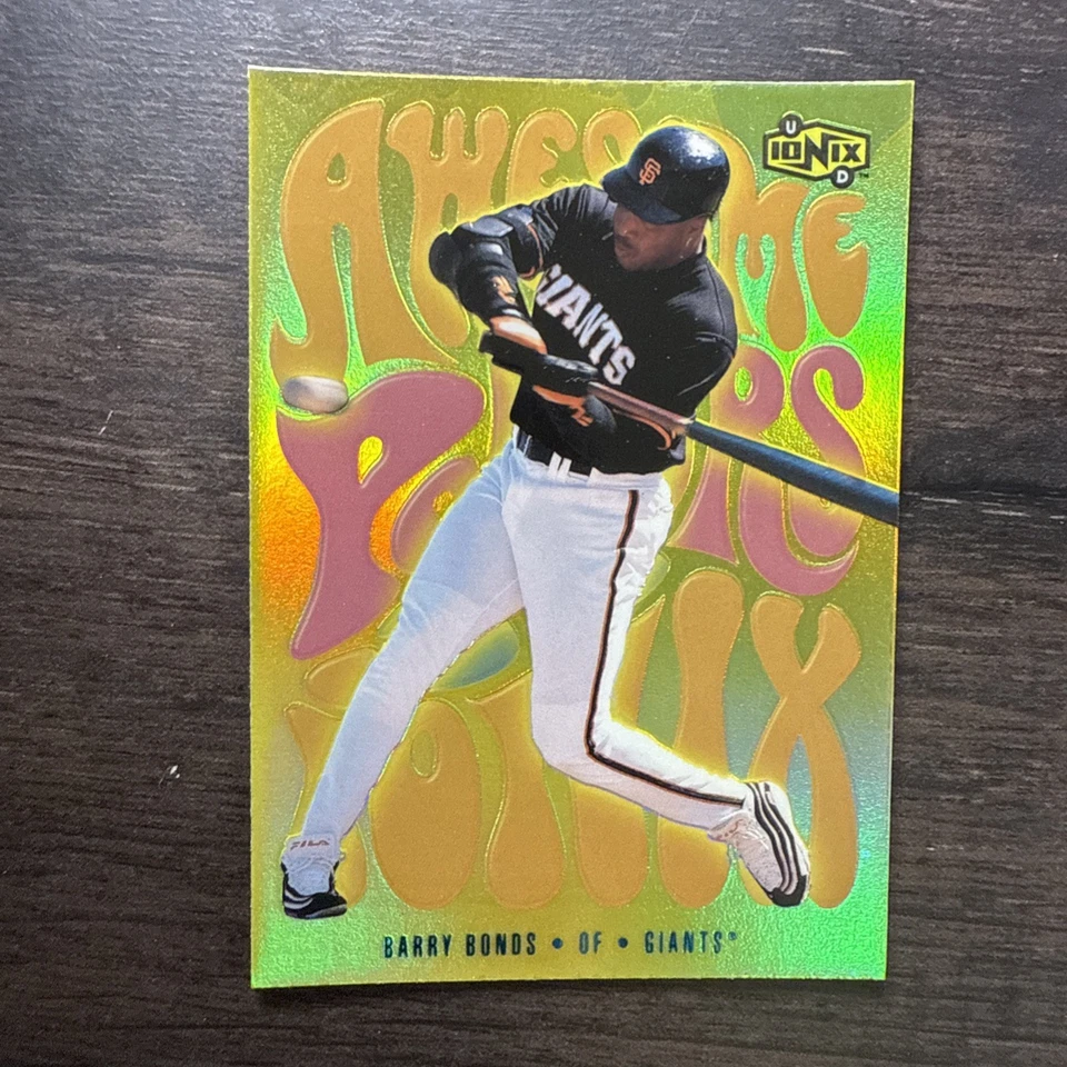 2000 Upper Deck Ionix Barry Bonds Awesome Powers #AP11 - See Photos/Description  - Image 1 of 4