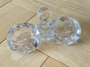 Ancien SALERON de table Salière en CRISTAL de baccarat  grand modèle - Picture 1 of 5