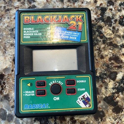 Radica Pocket Blackjack 21 Handheld Video Game - Image 1 of 2