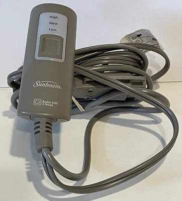 Cable de alimentación de repuesto de 3 clavijas Sunbeam estilo control manta térmica T85B Foto 1 de 4