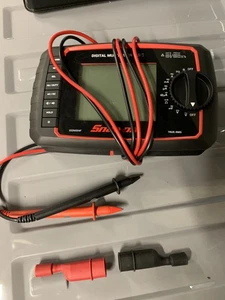 Snap On EEDM504F Handheld True RMS Digital Multimeter W/ Leads & Pouch - Picture 1 of 9
