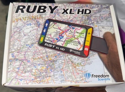 Freedom Scientific RUBY XL HD Handheld 5'' Video Magnifier & Charger - Working - Image 1 of 3